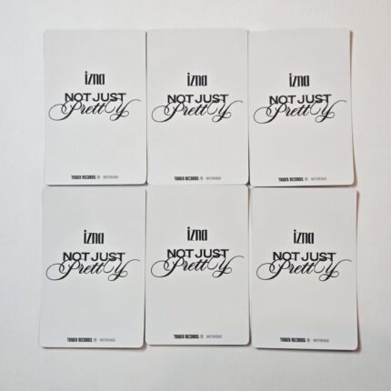 izna Not Just Pretty Tower Records SHIBUYA Lucky Draw Photocard