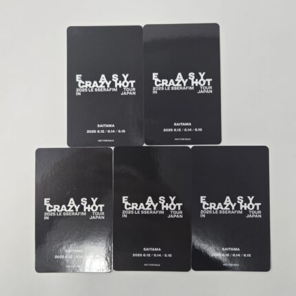 LE SSERAFIM EASY CRAZY HOT Saitama venue limited photocard
