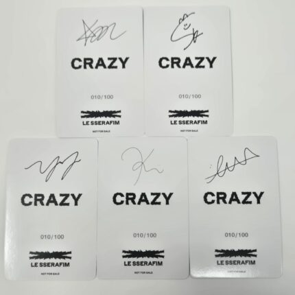LE SSERAFIM CRAZY Weverse Special Photocard
