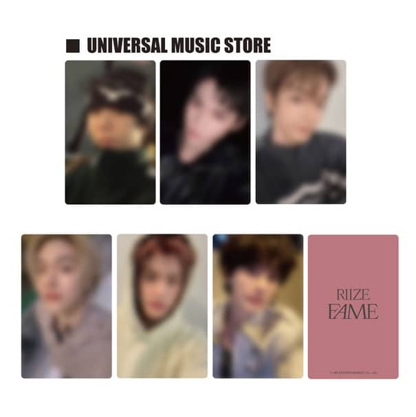 RIIZE FAME UMS Lucky Draw Photocard