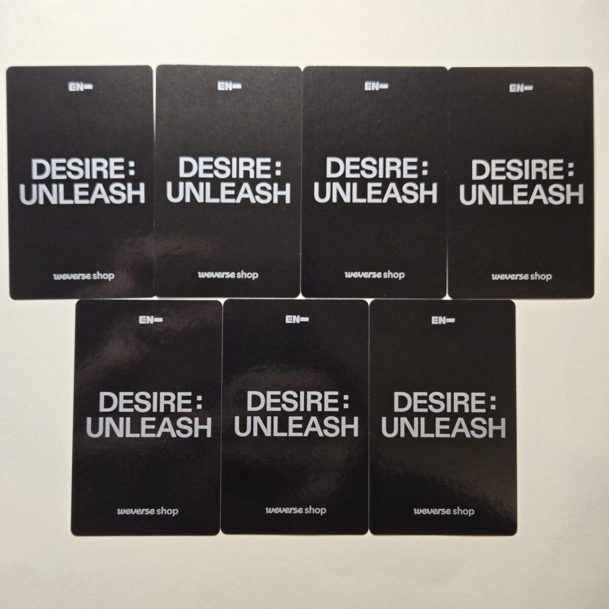 Enhypen 5th ENniversary Weverse Live Photocard