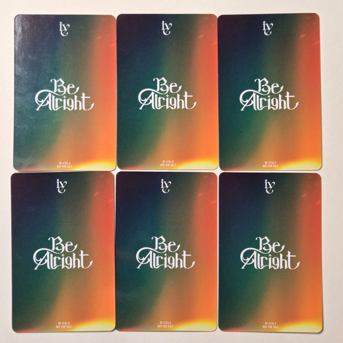 IVE be alright (2) IVE Be Alright Limited E ver photocard