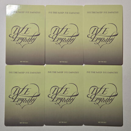 IVE EMPATHY Tokyo venue limited photocard