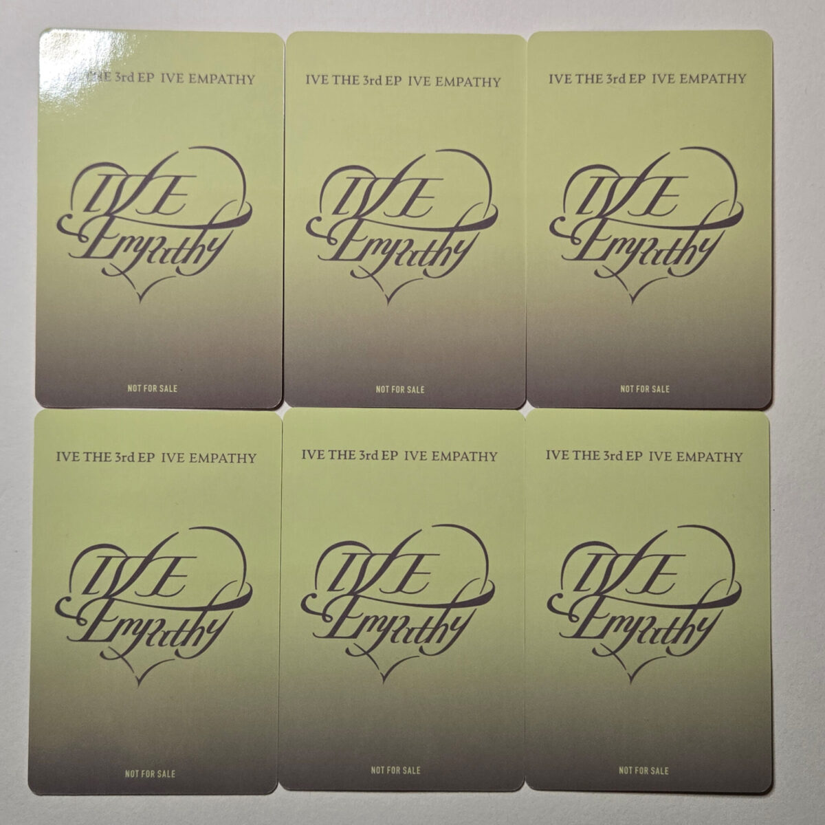 IVE EMPATHY Tokyo venue limited photocard