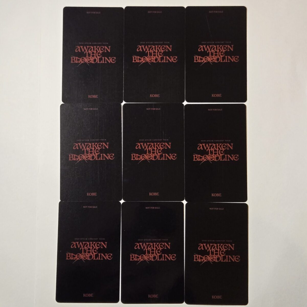 &TEAM AWAKEN THE BLOODLINE Kobe UMS Lucky Draw Photocard