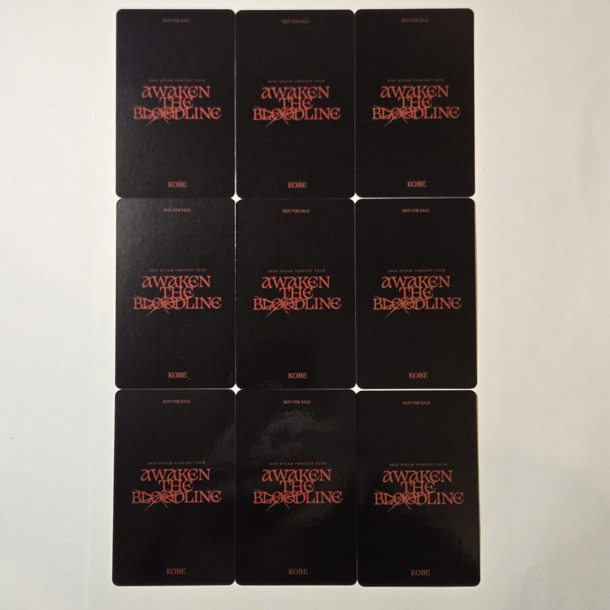 &TEAM AWAKEN THE BLOODLINE Kobe Weverse Lucky Draw Photocard