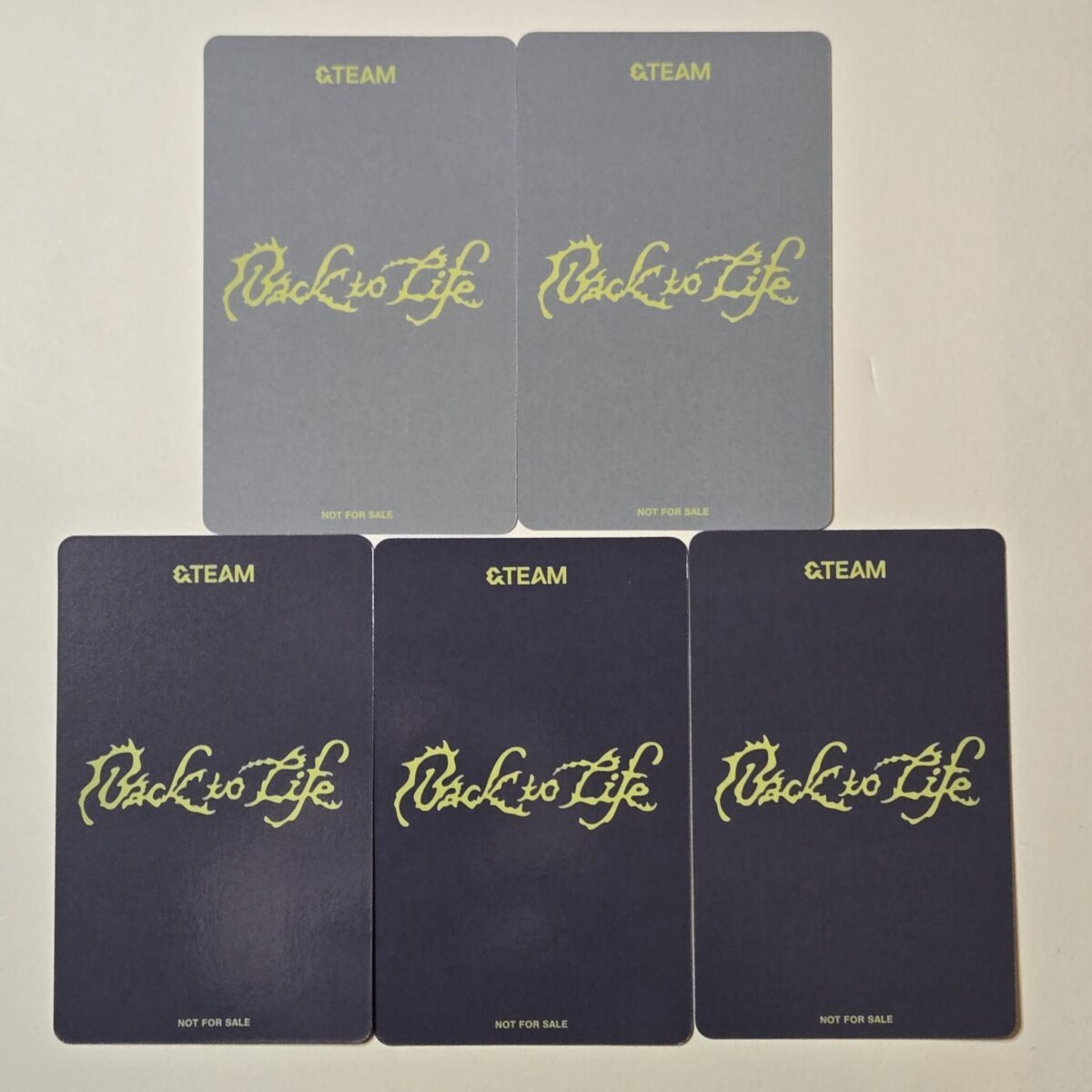 &TEAM KR Back To Life Lucky Draw R2 Deco Photocard