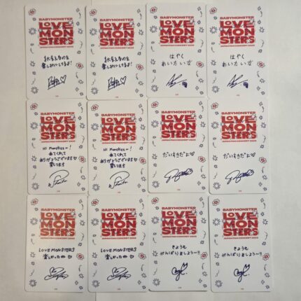 BABYMONSTER POPUP THANKS-MONSTIEZ Photocard