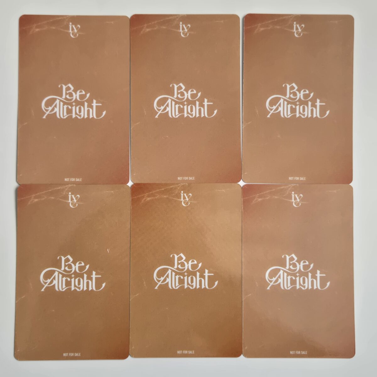 IVE Be Alright A!smart POB Photocard