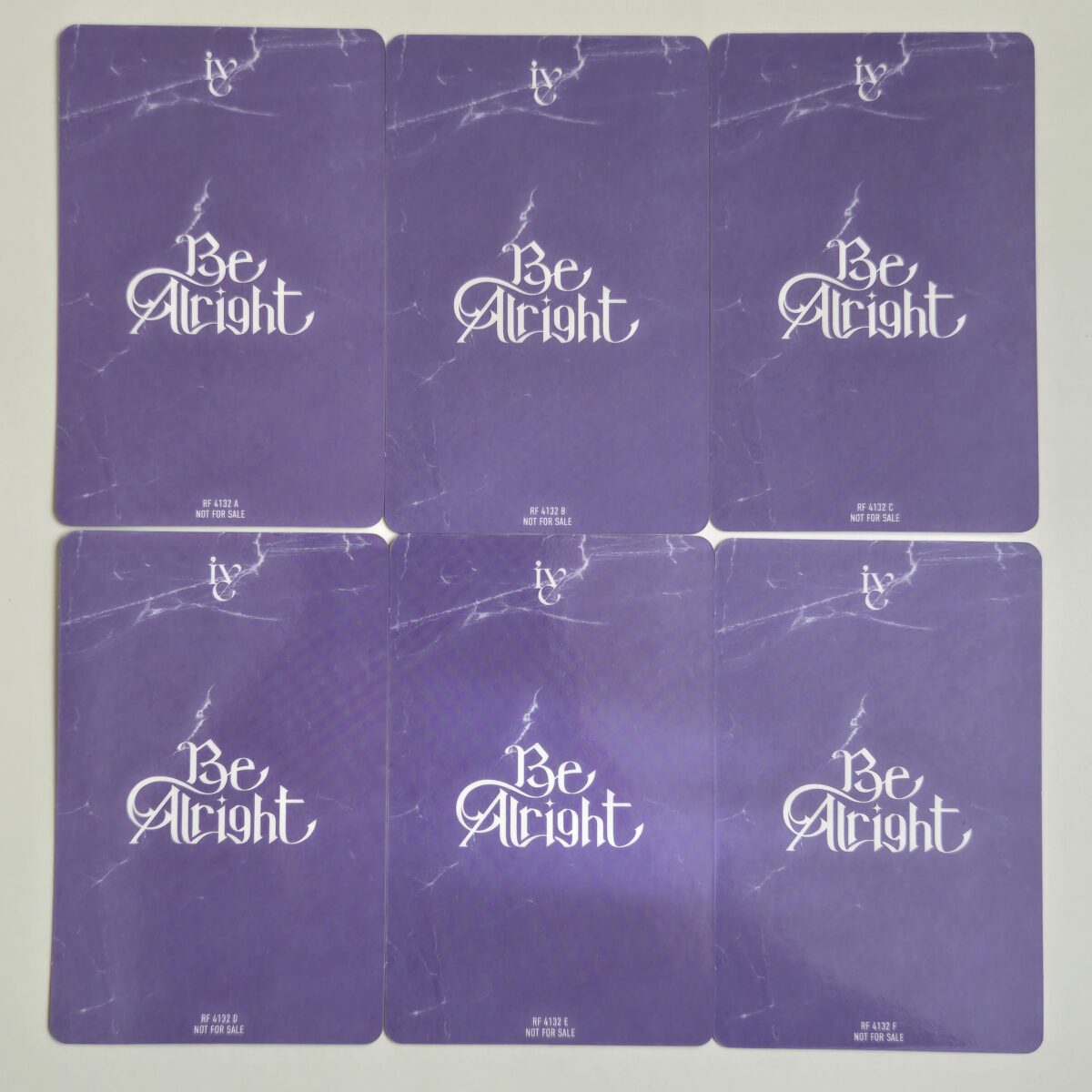 IVE Be Alright A!smart POB Photocard