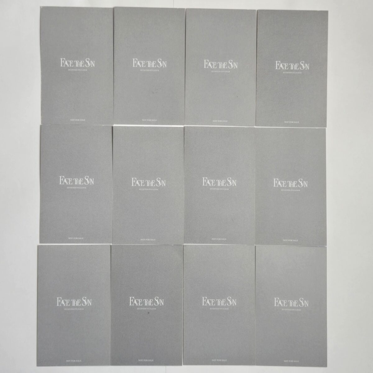 Seventeen Face The Sun Tower Records POB Photocard