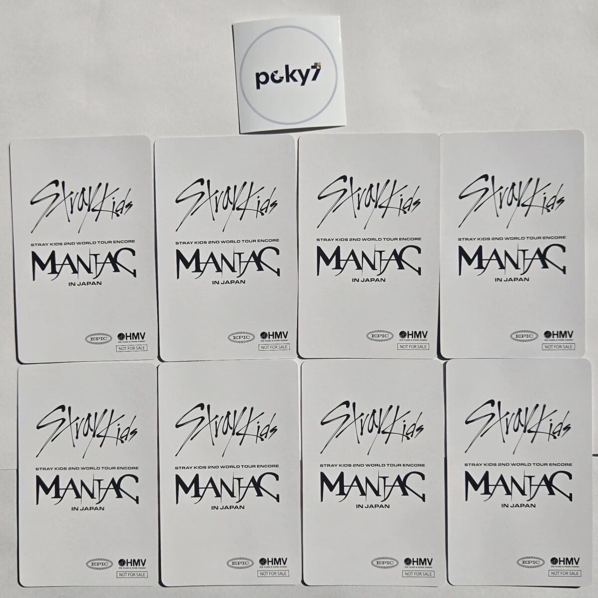 Stray Kids Maniac Blu-ray HMV POB Photocard