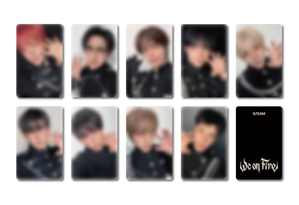 &TEAM We On Fire Weverse POB Photocard