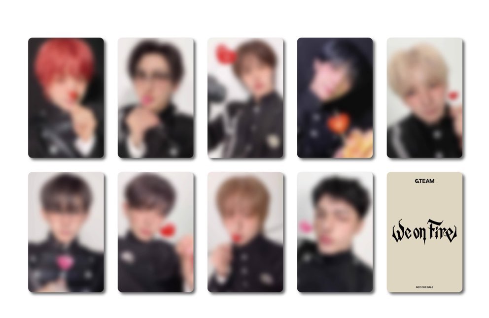 HEG525fawAAcu89 &TEAM We On Fire UMS POB Photocard