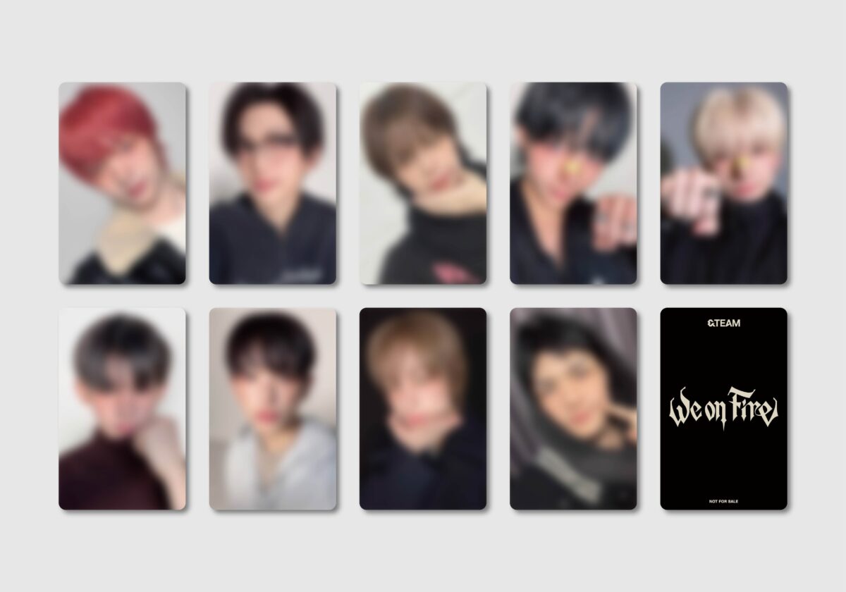 &TEAM We On Fire Fansign Weverse POB Photocard