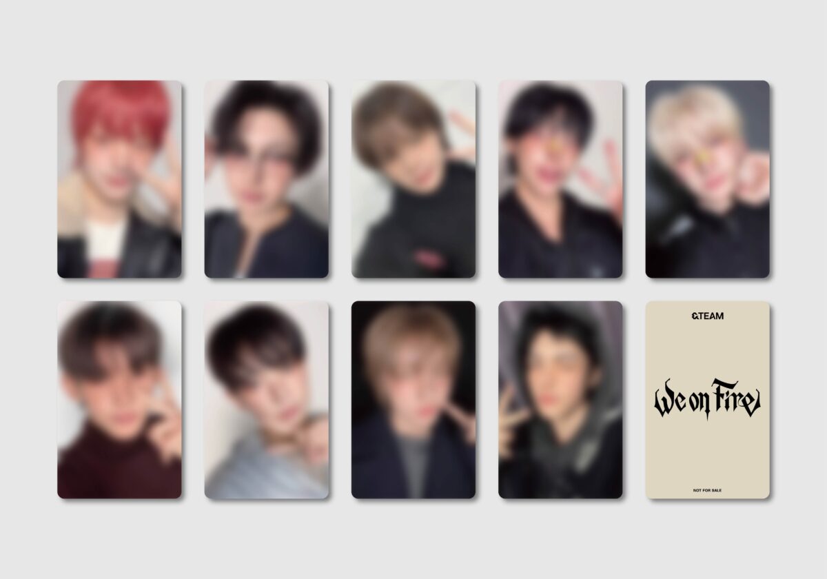 &TEAM We On Fire Fansign UMS POB Photocard (複製)