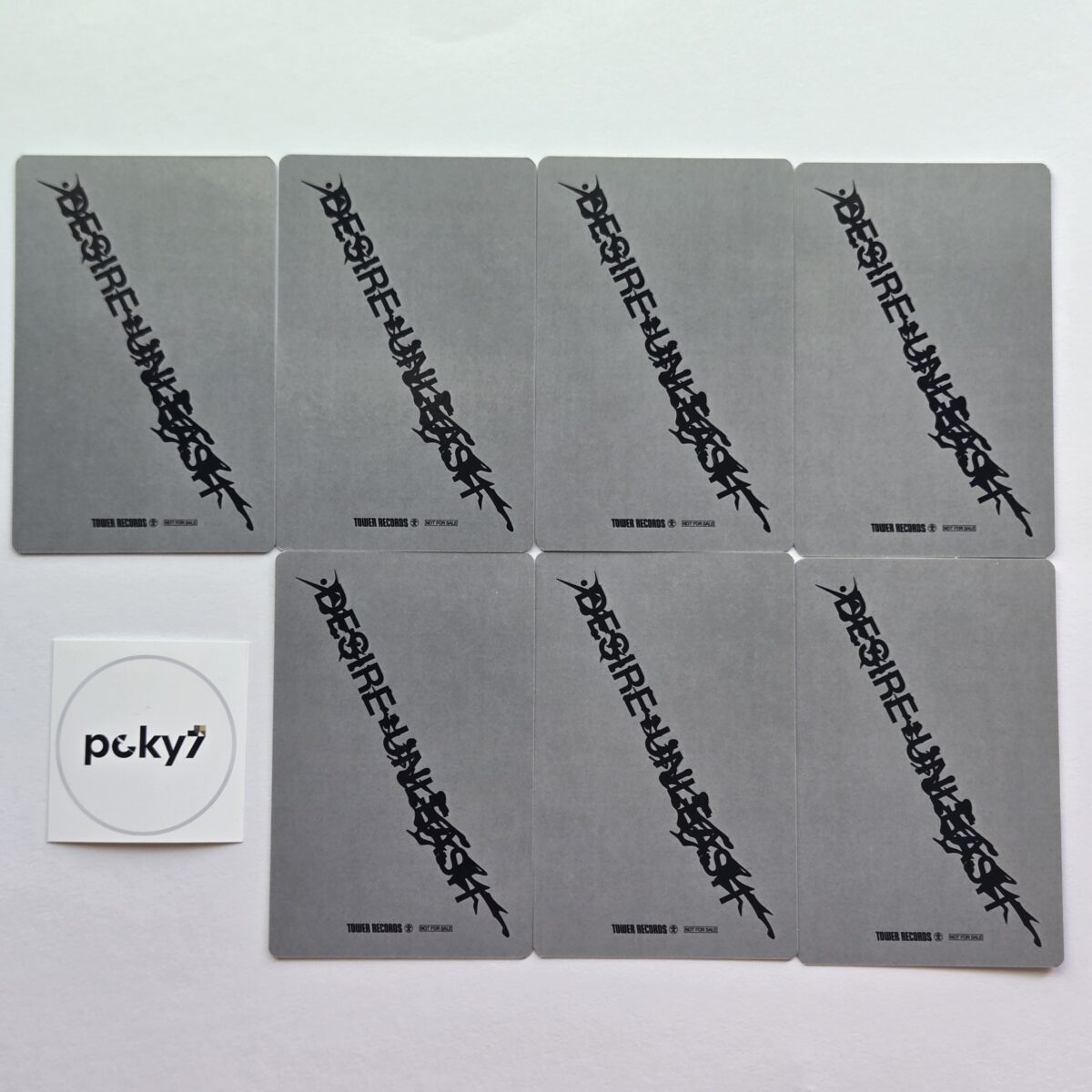 Enhypen Desire:Unleash Tower Records Lucky Draw Photocard