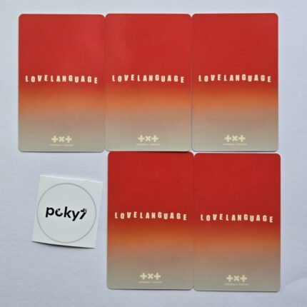 TXT Love Language Weverse Photocard
