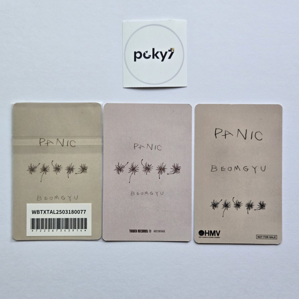 TXT Beomgyu Panic Photocard