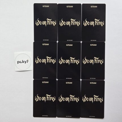 &TEAM We on Fire Weverse Lucky Draw Vol.2 Photocard | Official K