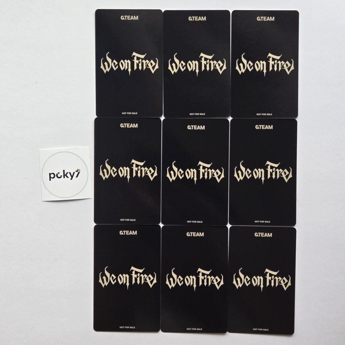 &TEAM We on Fire Weverse Lucky Draw Vol.2 Photocard