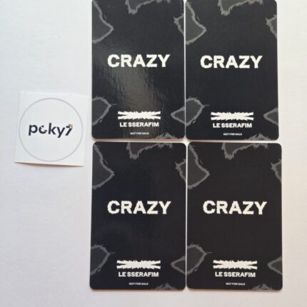 Le Sserafim Crazy HMV Lucky Draw Photocard