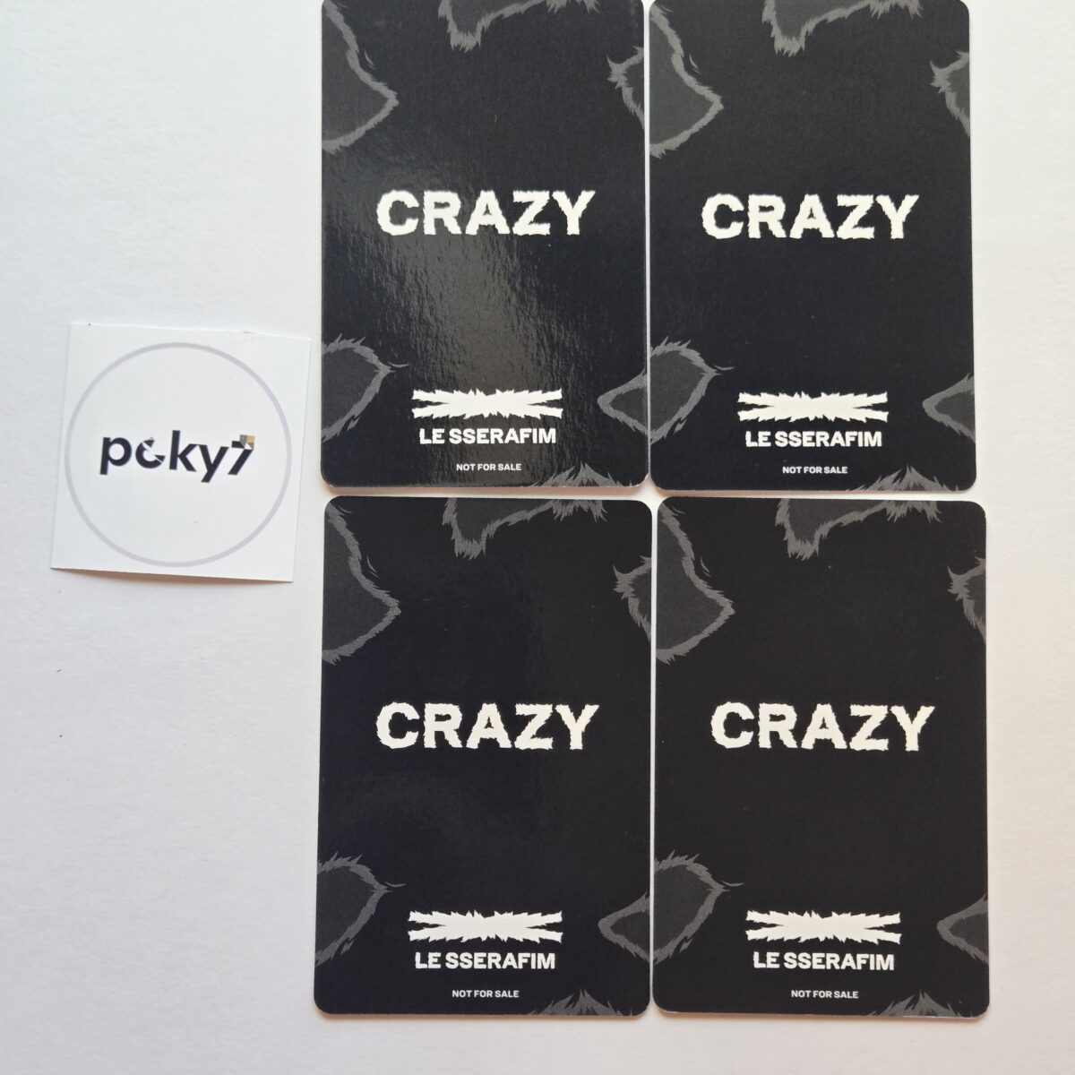 Le Sserafim Crazy HMV Lucky Draw Photocard