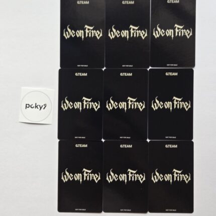 &TEAM We on Fire Weverse Lucky Draw Vol.1 Photocard