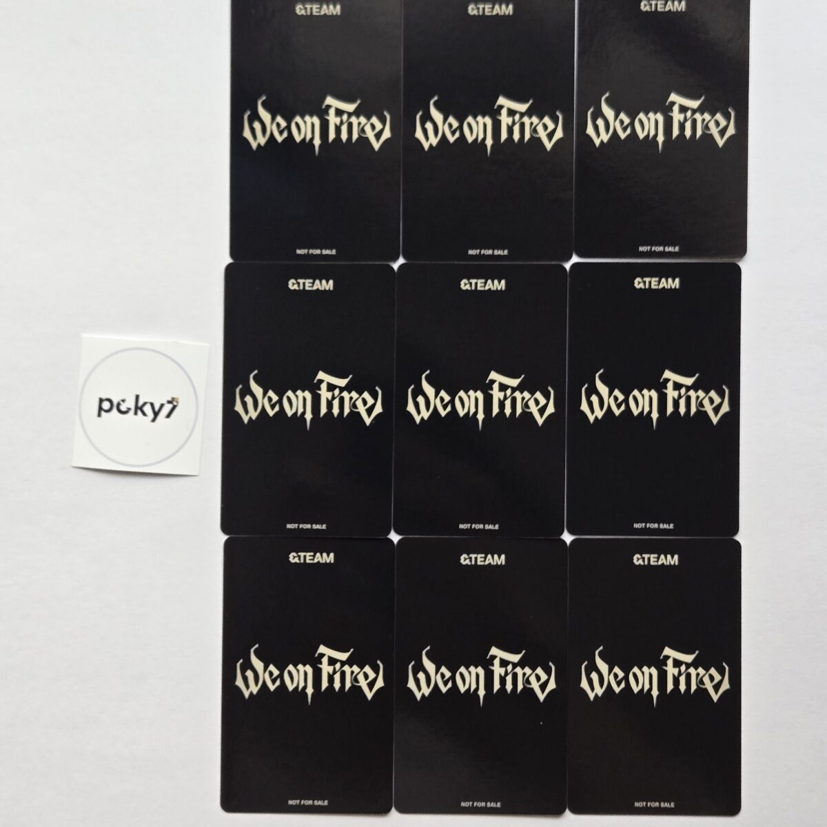 &TEAM We on Fire Weverse Lucky Draw Vol.1 Photocard