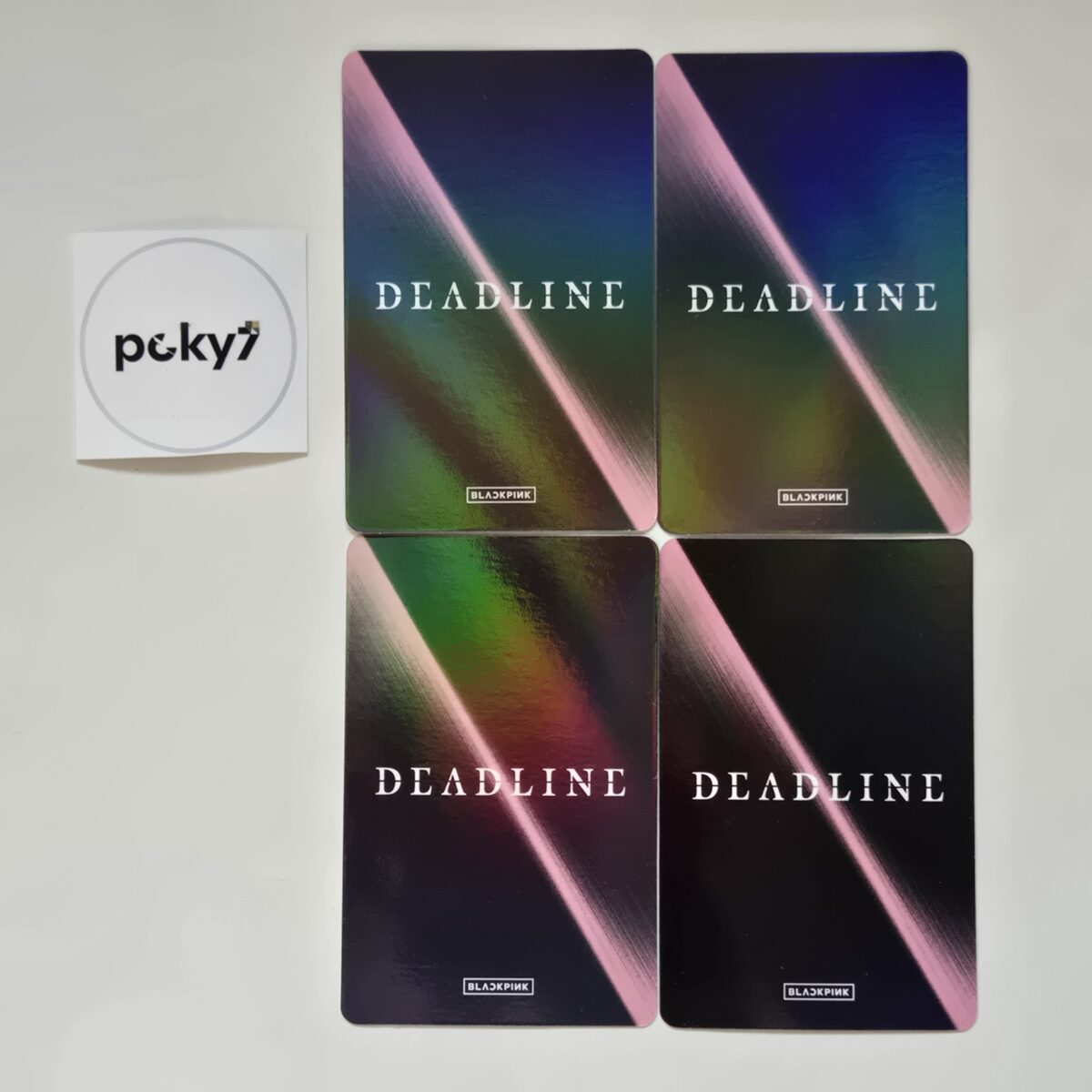 BLACKPINK Deadline Pop-up Benefit Photocard