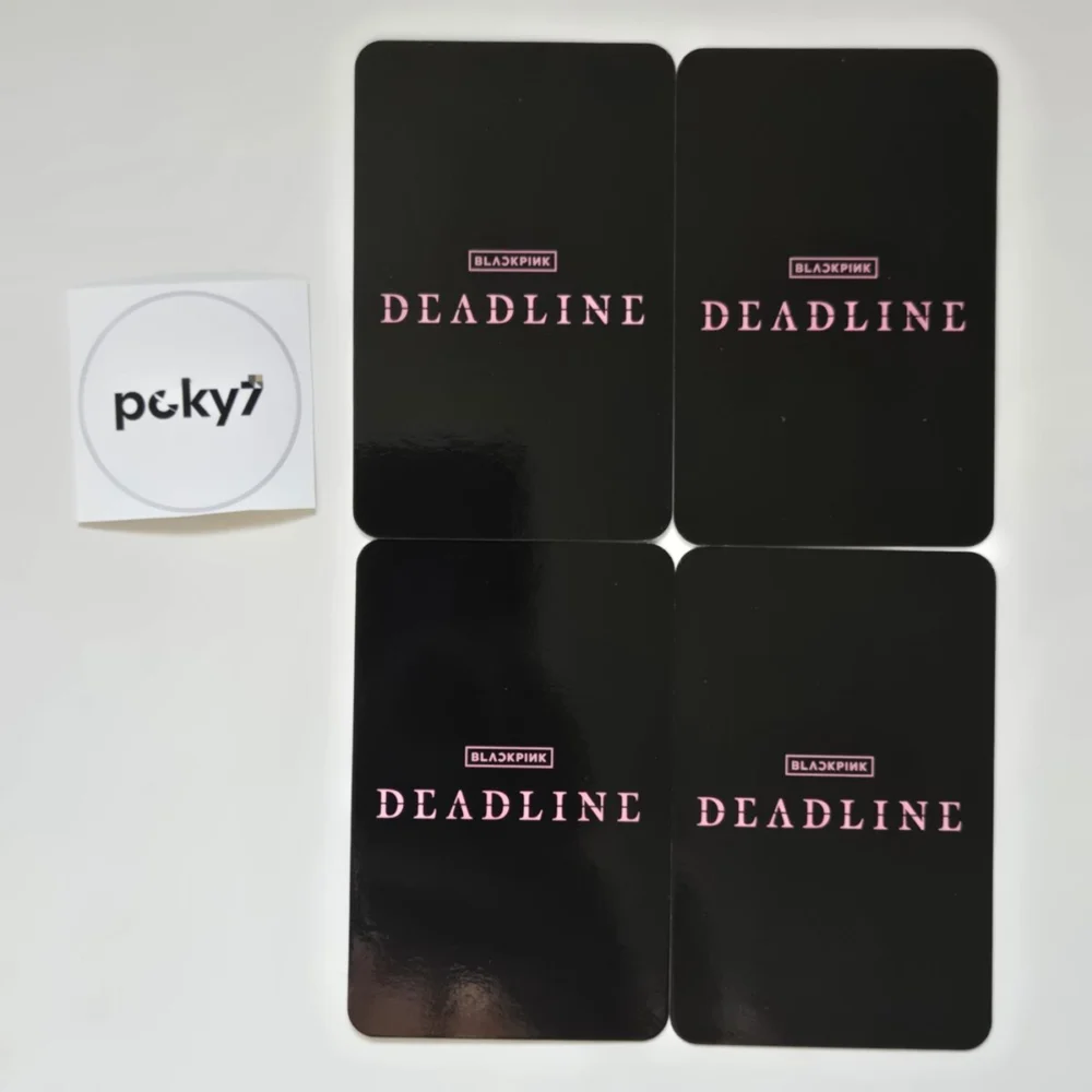 BLACKPINK Deadline Pop-up Lucky Draw Photocard | Official K-POP