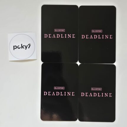 BLACKPINK Deadline Pop-up Lcuky Draw Photocard