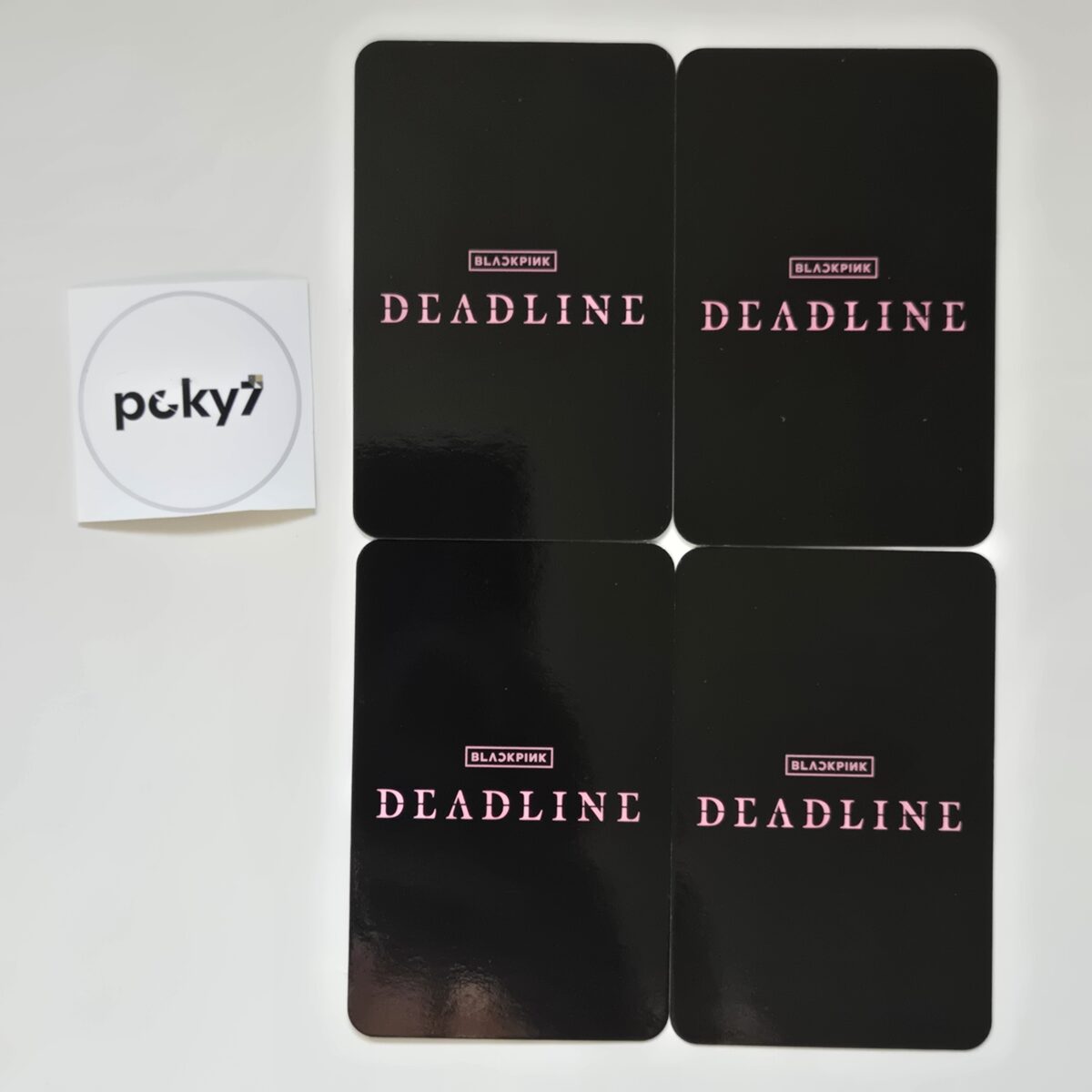 BLACKPINK Deadline Pop-up Lcuky Draw Photocard