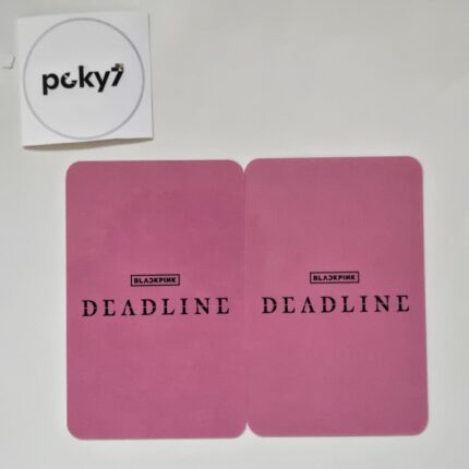 BLACKPINK Deadline Tower Records Lucky Draw Photocard