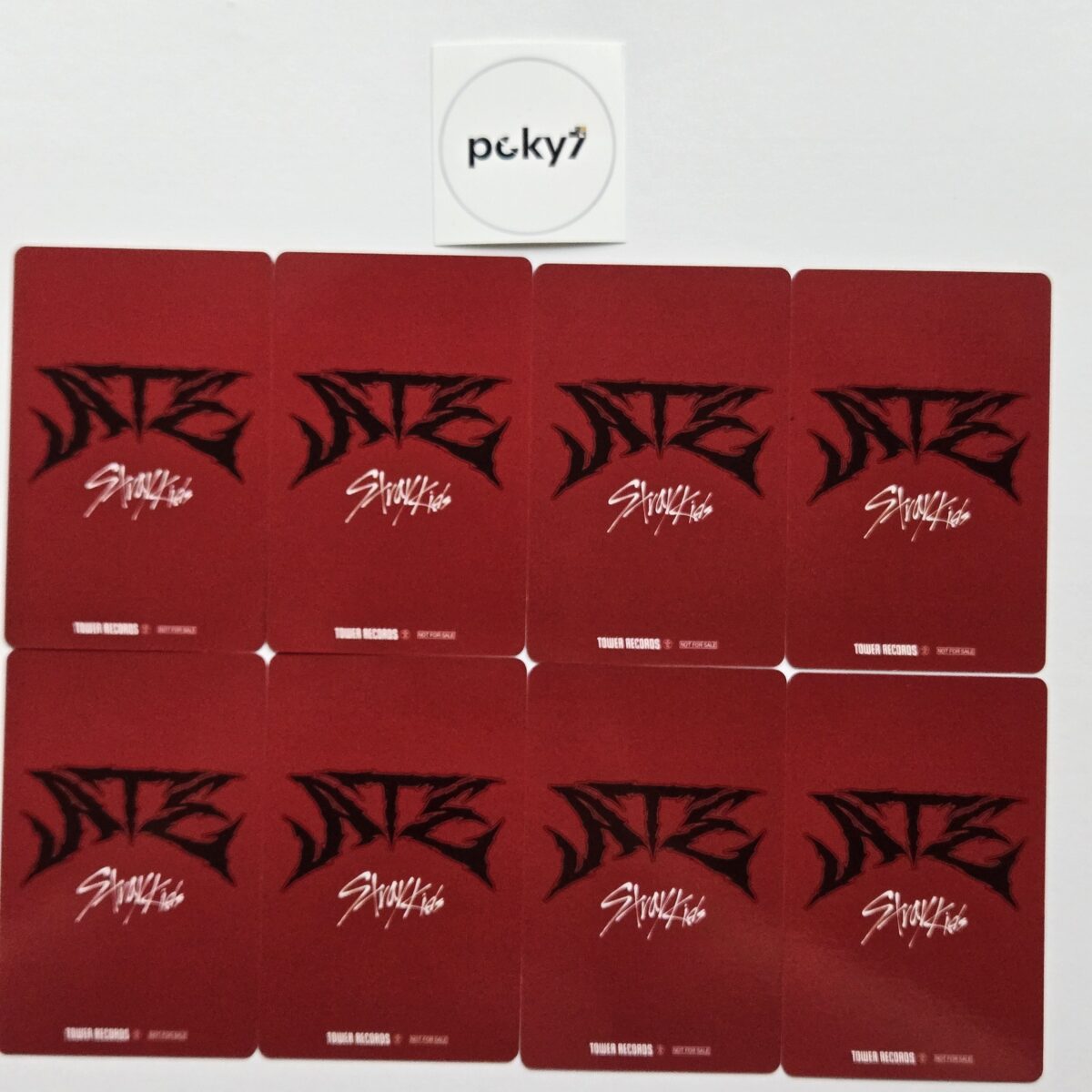 Stray Kids Ate Tower Records Lucky Draw Photocard