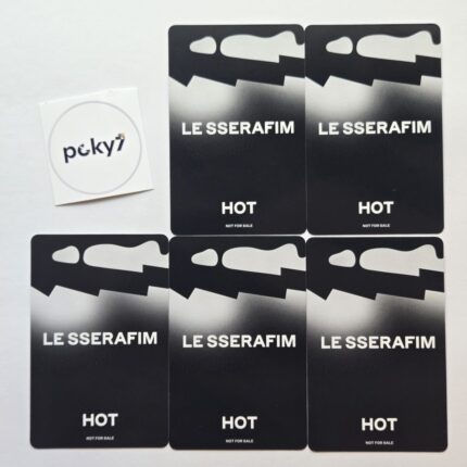 Le Sserafim Hot UMS Lucky Draw Signed Photocard