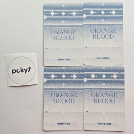 Enhypen Orange Blood Weverse Photocard