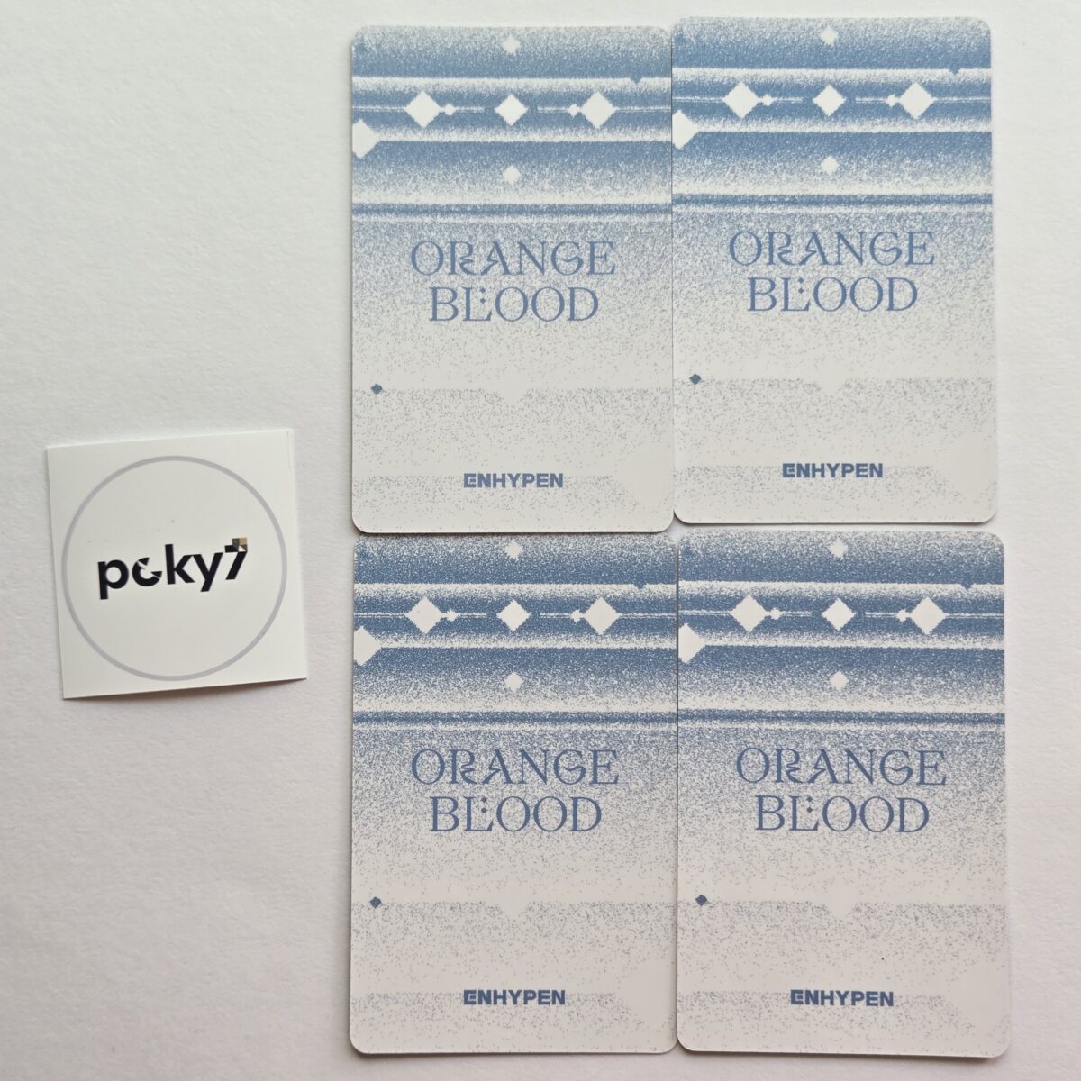 Enhypen Orange Blood Weverse Photocard