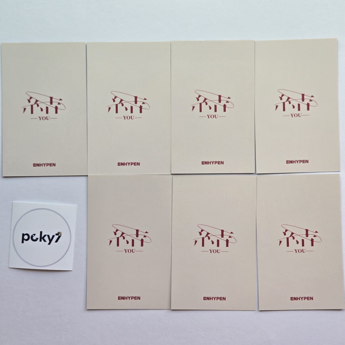 Enhypen 結 -You- UMS Lucky Draw Photocard